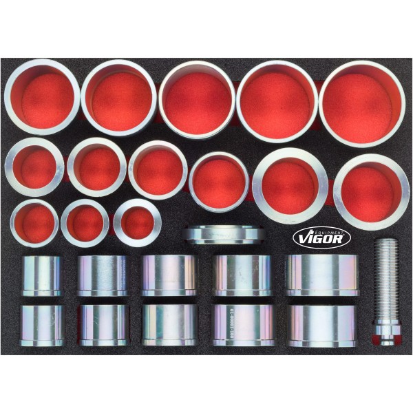 [V5066] Presavmo įrankių komplektas 26 vnt V5066 VIGOR EQUIPMENT