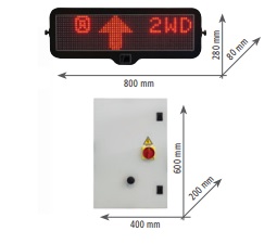 Digital console for passanger cars brake tester SPRT003D SPACE 