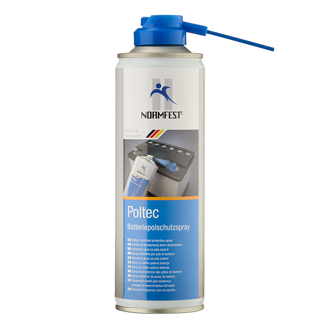 POLTEC Battery Terminal Protection Spray, 300 ml (2897-332-300, NORMFEST)