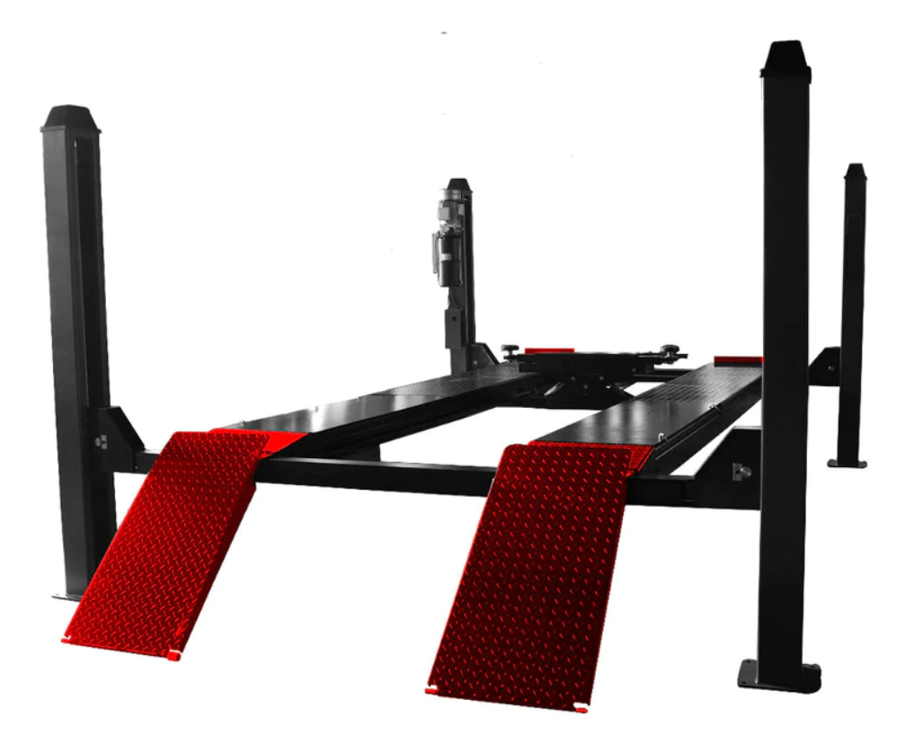 [AQ5050M] Four-post stacker lift, with axle release 5m, 5T, AQ5050M, AutoEQ