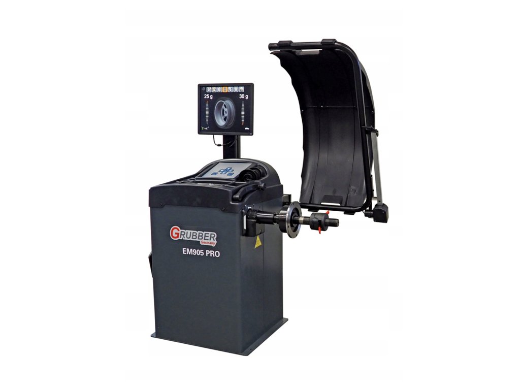 Ratų balansavimo staklės su LCD ekranu ir lazeriu EM905 Super Automatic GRUBBER