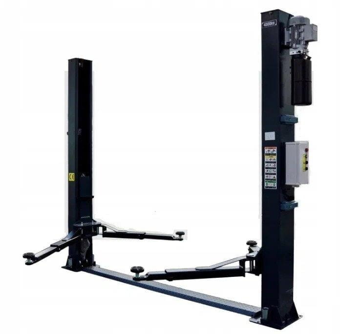 Two-column electrohydraulic lift with electromagnetic latches 4T (3 arm positions) SL2.40E33 Grubber