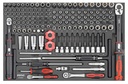 Combination set 1/4'', & 3/8'', 143 pcs., SONIC EQUIPMENT (214301, SONIC)