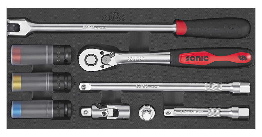 Sonic 1/2" Combination Set with SFS Insert, 9 pcs (300911)