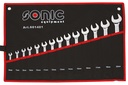 Combination wrench set in pouch 14-pcs. (601409, SONIC)