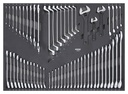 Wrench set SFS-XL, 59 pcs (605901, SONIC)