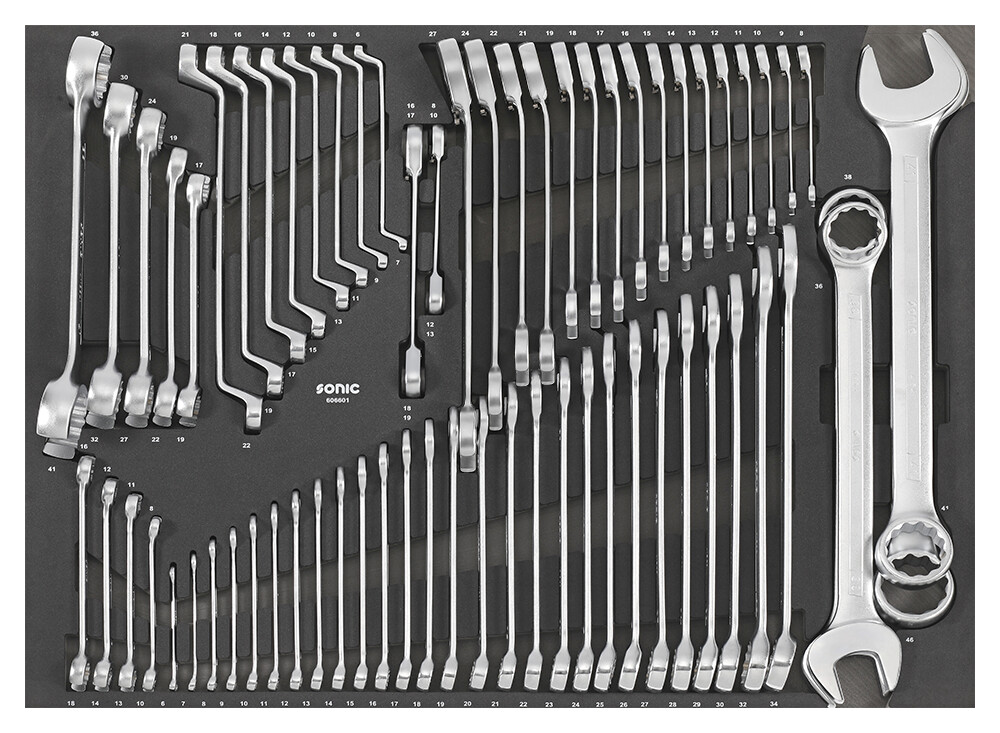 Wrench set XL, 66 pcs (606601, SONIC)