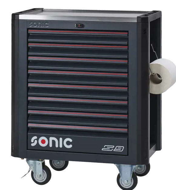 Įrankių vežimėlis NEXT S9 736377 su 363 įrankiais SONIC 