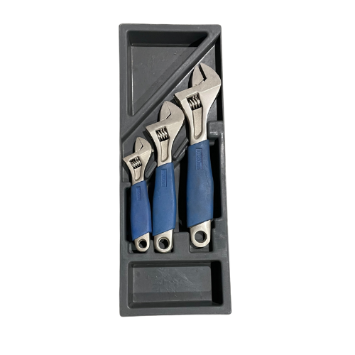 Adjustable wrench set for trolley, 3 pcs (TRBS0984, TONGRUN)