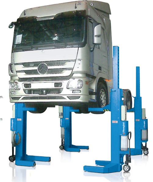 Electro-Hydraulic mobile column lift, RAV297H.4, RAVAGLIOLI