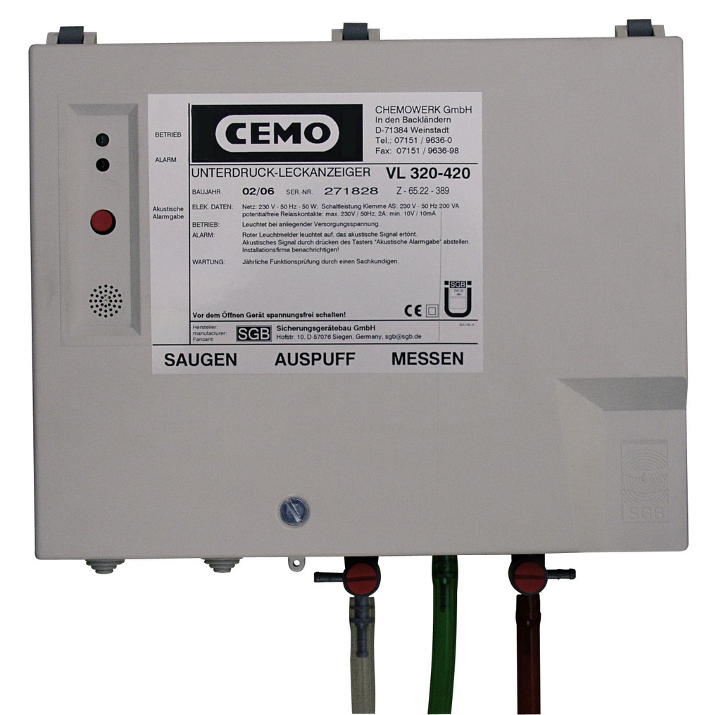Vakumo nuotėkio aptikimo įrenginys SKU 7351 Cemo