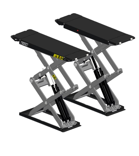 [XL300] Žirklinis keltuvas 3T XL300 GRUBBER