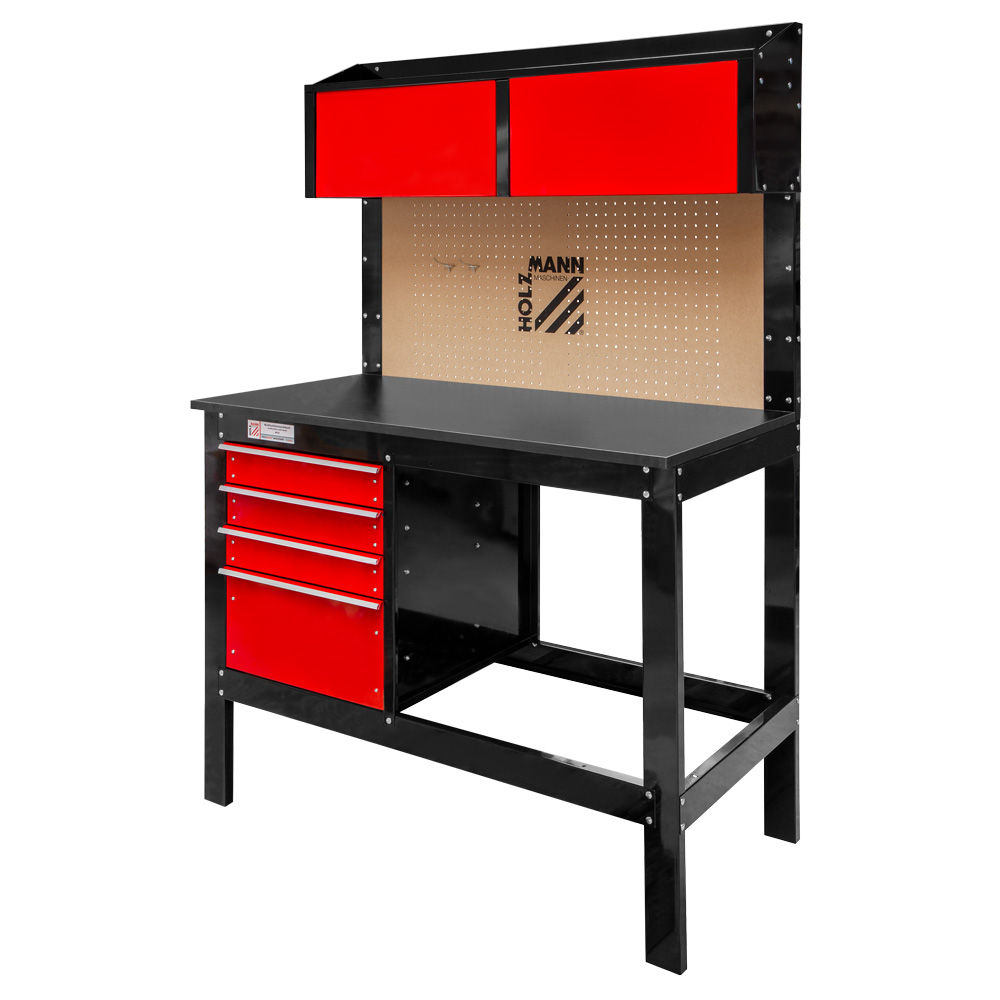 Multifunctional workbench with wall for tools, WT39, HOLZMANN [WT39]