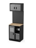 Cabinet unit with waste bin and paper holder (AQ06B, AUTOEQ)