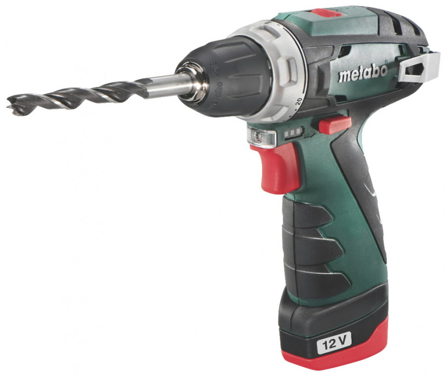 Akumuliatorinis suktuvas PowerMaxx BS Basic / 2x2,0Ah, mažame dėkle, Metabo