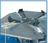 Set of plastic guards for tire mounting machine chucks (4pcs) 20"-22", RAVAGLIOLI (copy) (G800A6, RAV)