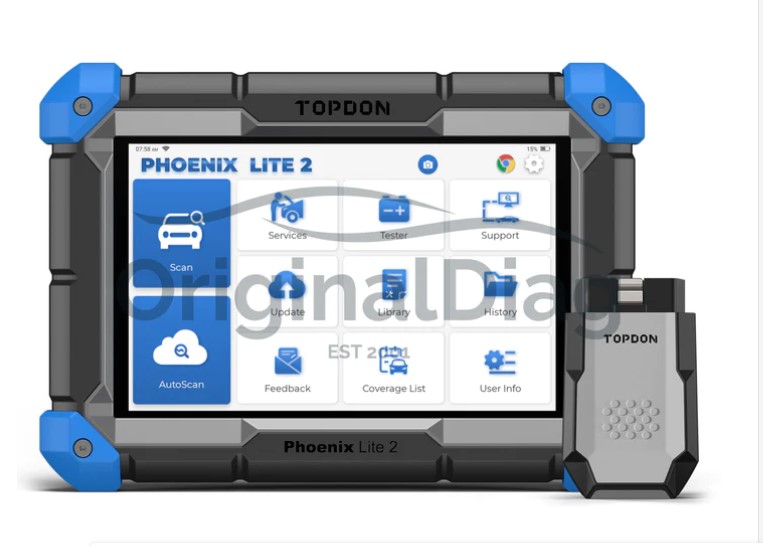 Diagnostikos prietaisas PHOENIX Lite 2 (PHOENIX lite 2, TOPDON)