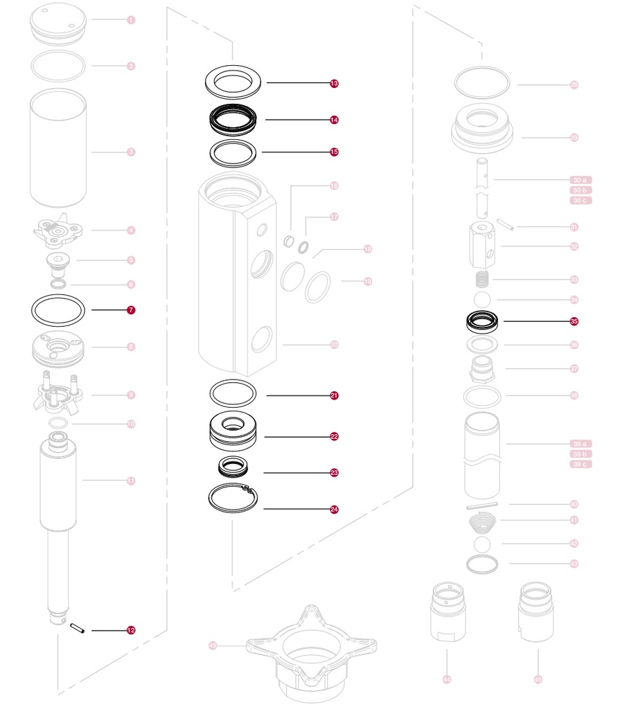 [1517395] Gasket Kit C50-Series B13760, -61, -62, 1517395, EUROLUBE