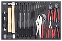 Tool trolley insert set, pliers, chisels and hammers, 25 pcs (602503, SONIC)