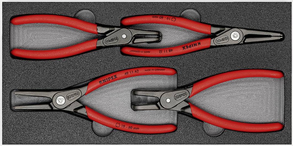 Pliers set for trolleys, 4 pcs (00 20 01 V09, KNIPEX)