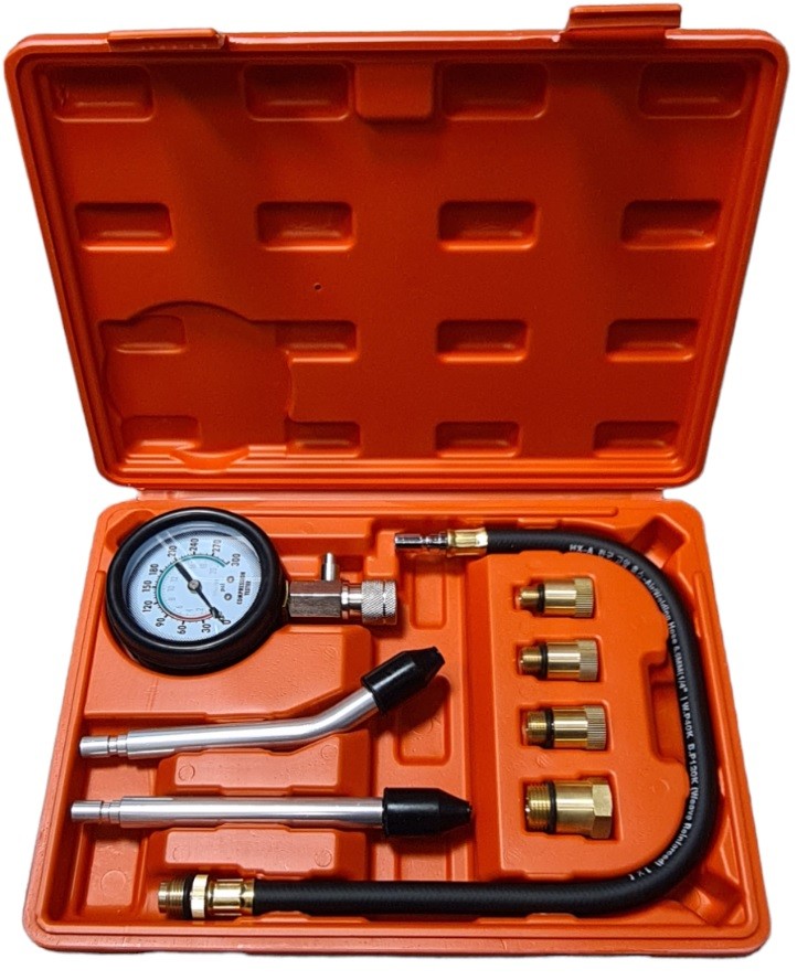 Compression recorder for petrol engines with adapter set (91700000, HP ZUP)