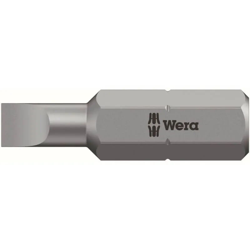 Slotted screwdriver bit 800/1Z 0.8x5.5x25mm (05072057001, WERA)