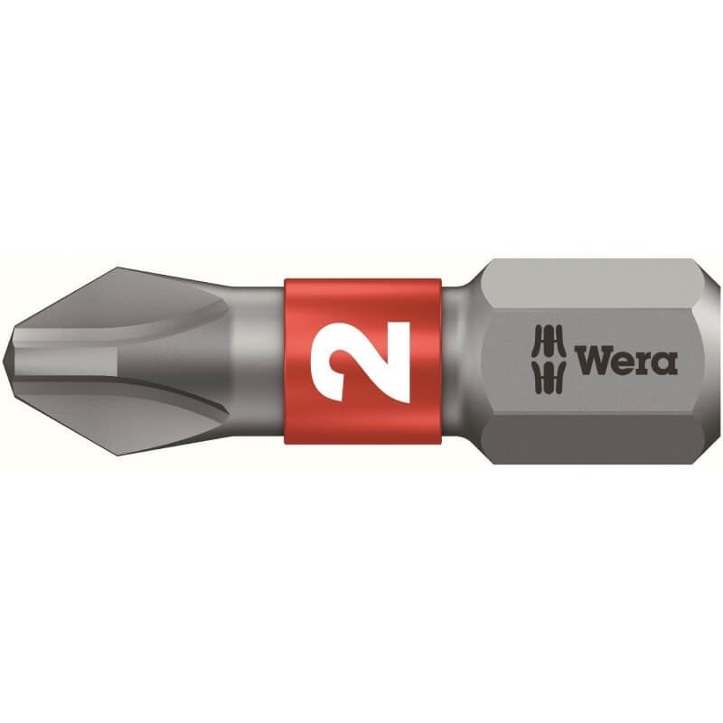 Atsuktuvo antgalių kryžminių PH1 25mm rinkinys 851/1 Z DIY 100 (100 vnt) (05072440001, WERA)