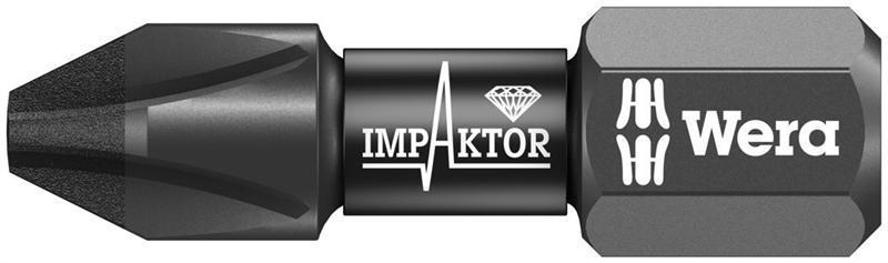 Impact screwdriver bit 851/1 IMP DC Impaktor PH2x25 mm (05057616001, WERA)