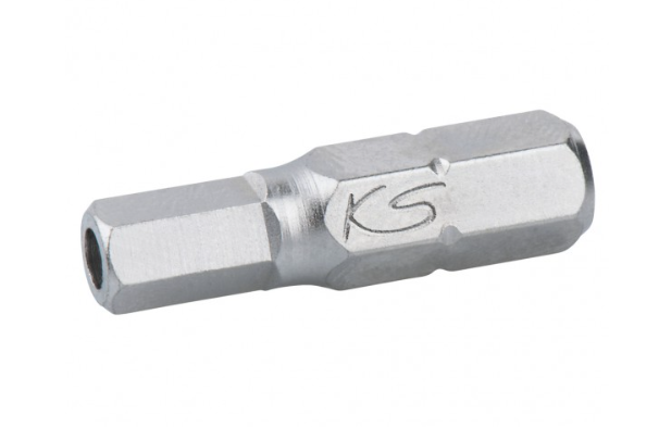 Antgalis šešiakampis su centr.skyle 4.0X25mm 1/4 5vnt. (911.2944, KS TOOLS)