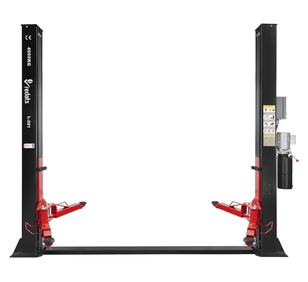 Semi-automatic two post lift REDATS L-201 with end switch and control box (15-01-41, REDATS)