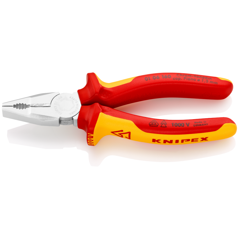 [01 06 160] Combination Pliers Chrome Vanadium Knipex [01 06 160]