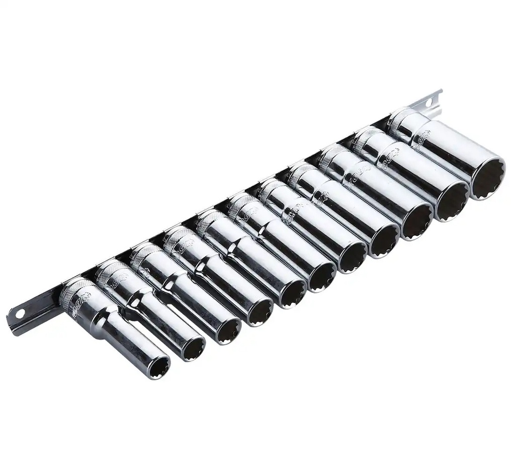 Ilgos galvutės 1/2" komplektas 11 vnt. BOXO (07-00-57, BOXO)