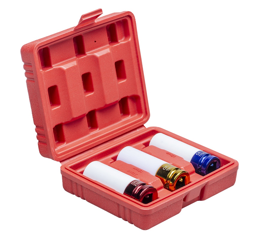 Impact socket for ALU 1/2" REDATS 17,19,21 (07-03-26, REDATS)