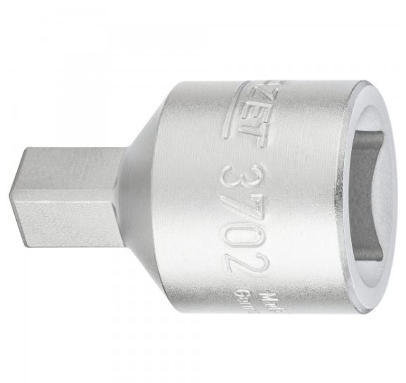HAZET Oil service screwdriver socket 3702 - 1/2 inch (12.5 mm) square, hollow
