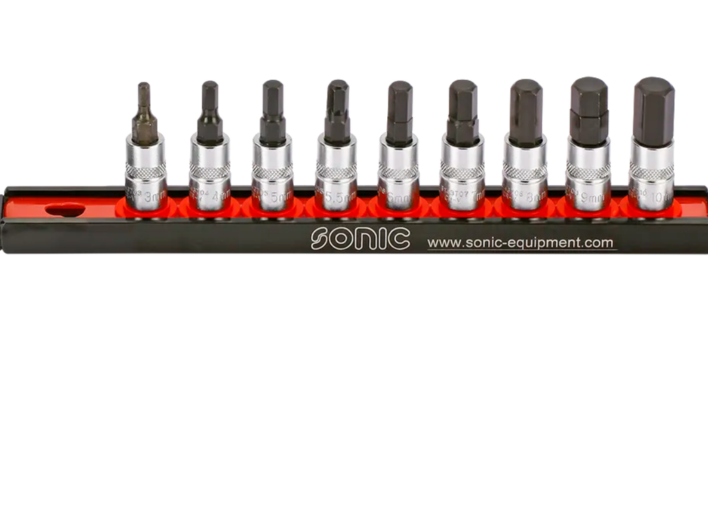 Galvutės 1/4 su šešiakampių Antgaliss rinkinys (9vnt.) 
