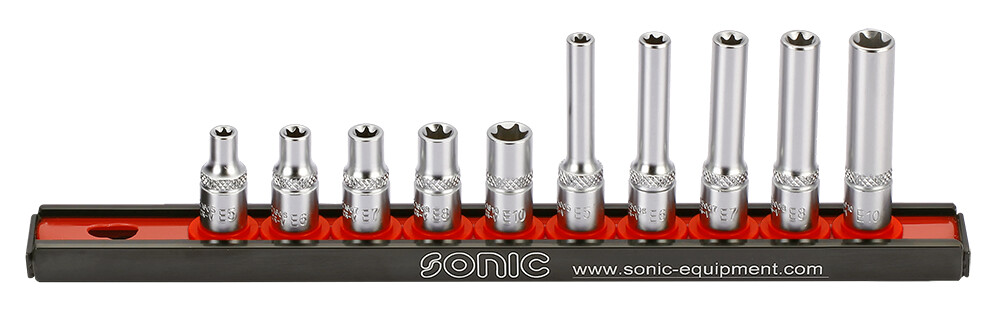 1/4 E-type socket set (10pcs) (101002, SONIC)