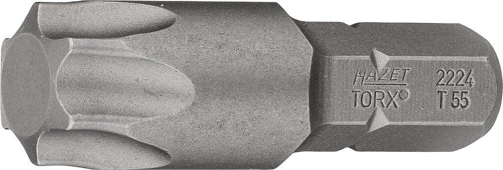 Bit - 5/16 inch (8 mm) hexagon, solid (2224-T55, HAZET)