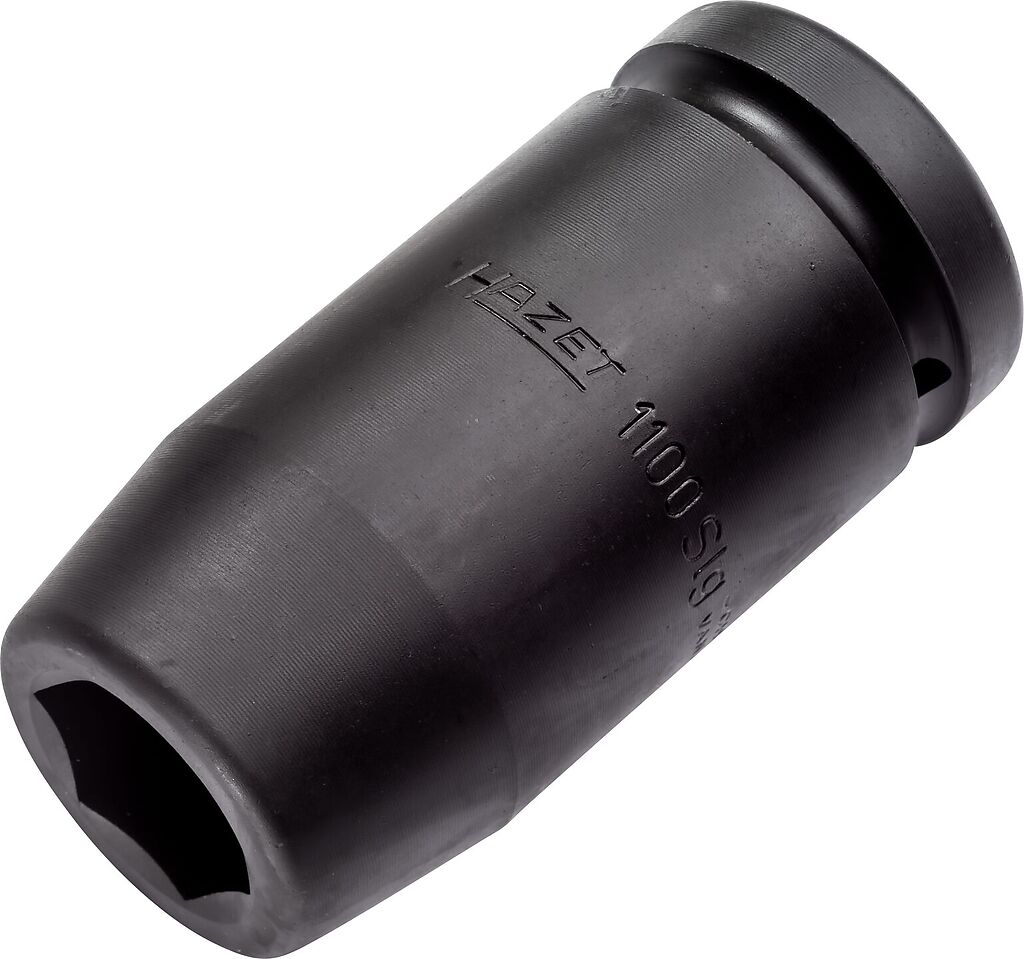 Impact socket - 1 inch (25 mm) square, hollow (1100SLG-27, HAZET)