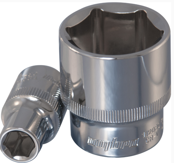 Socket 1/2" 10 mm 12-point short (112010, OMBRA)
