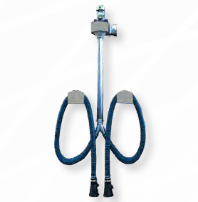 Išmetamųjų dujų ištraukimo sistema su dviem žarnom CORAL AUTOTIVE EQUIPMENT ETASUP-2-75-5