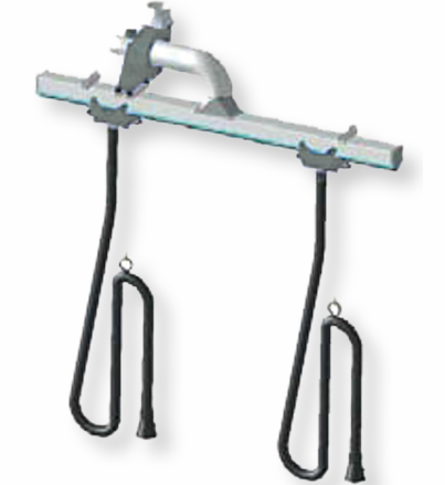 Bėginė išmetamųjų dujų ištraukimo sistema TTS-AK-18/2-T CORAL AUTOTIVE EQUIPMENT