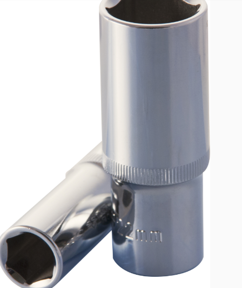 Galvutė ilga šešiakampė 1/2 DR 10mm, 112110, Ombra