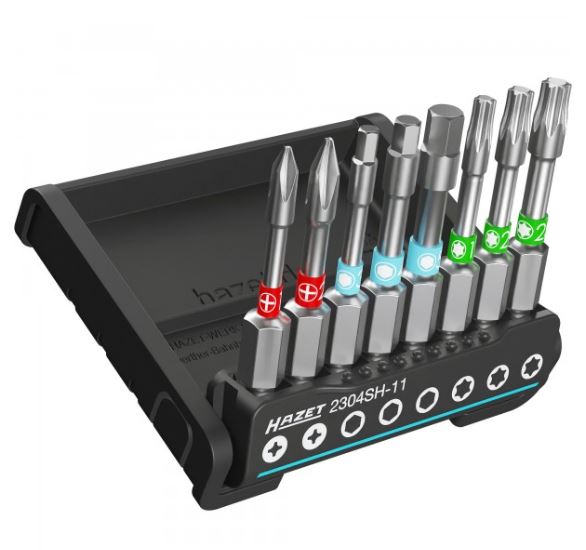 HAZET SmartHolder with 8 screwdriver bits - long 2304SH-11