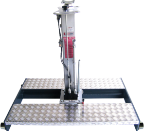 [P-HP 11/750U] Pneumo-hidraulinis duobinis keltuvas su ratukais, P-HP 11/750U, PITLIFT