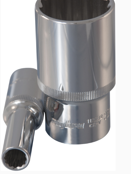 Galvutė ilga dvylikakampė 1/2 DR 27mm, 112227, Ombra