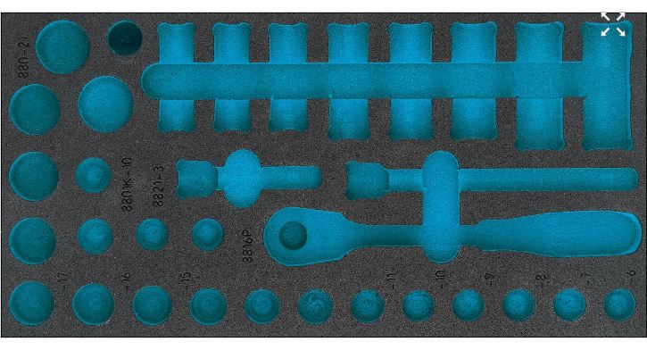 [163-483L] [163-483L] Įrankių dėklas be įrankių 163-483L HAZET 