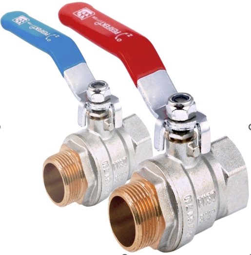 Ventilis rutulinis 1/2" v-i, ilga rankena
