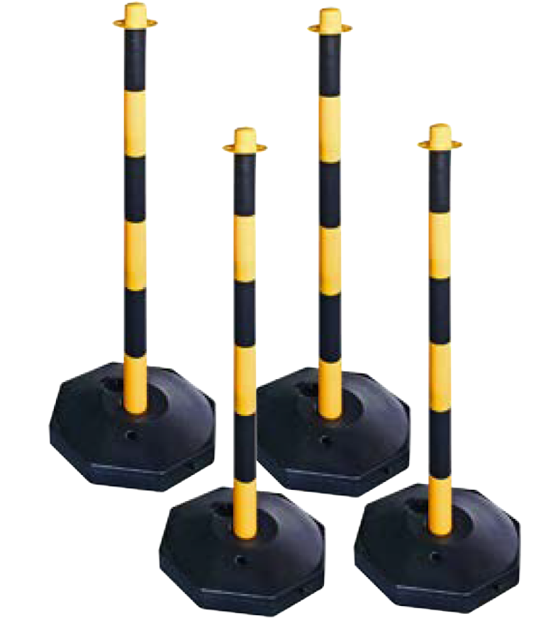 Electric vehicle service area delimitation kit, 4 pcs, Spin (01.000.338, MARCO TOOLS)