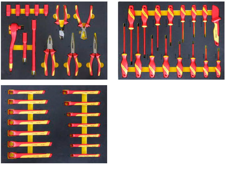 Electrician's tool set (43 units), Spin (05.090.99, SPIN)