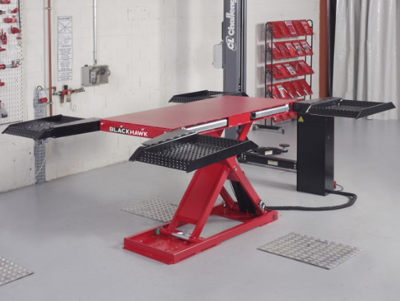 Electro-hydraulic scissor lift for body repair STL50 BLACKHAWK